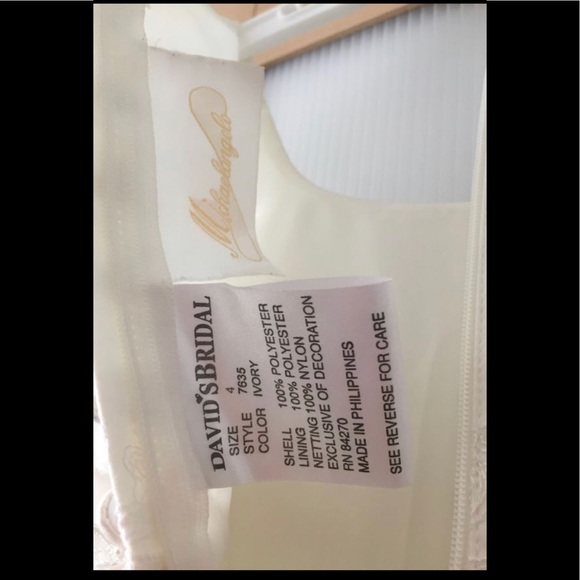 Kids David's bridal collection size 4 - Picture 7 of 7